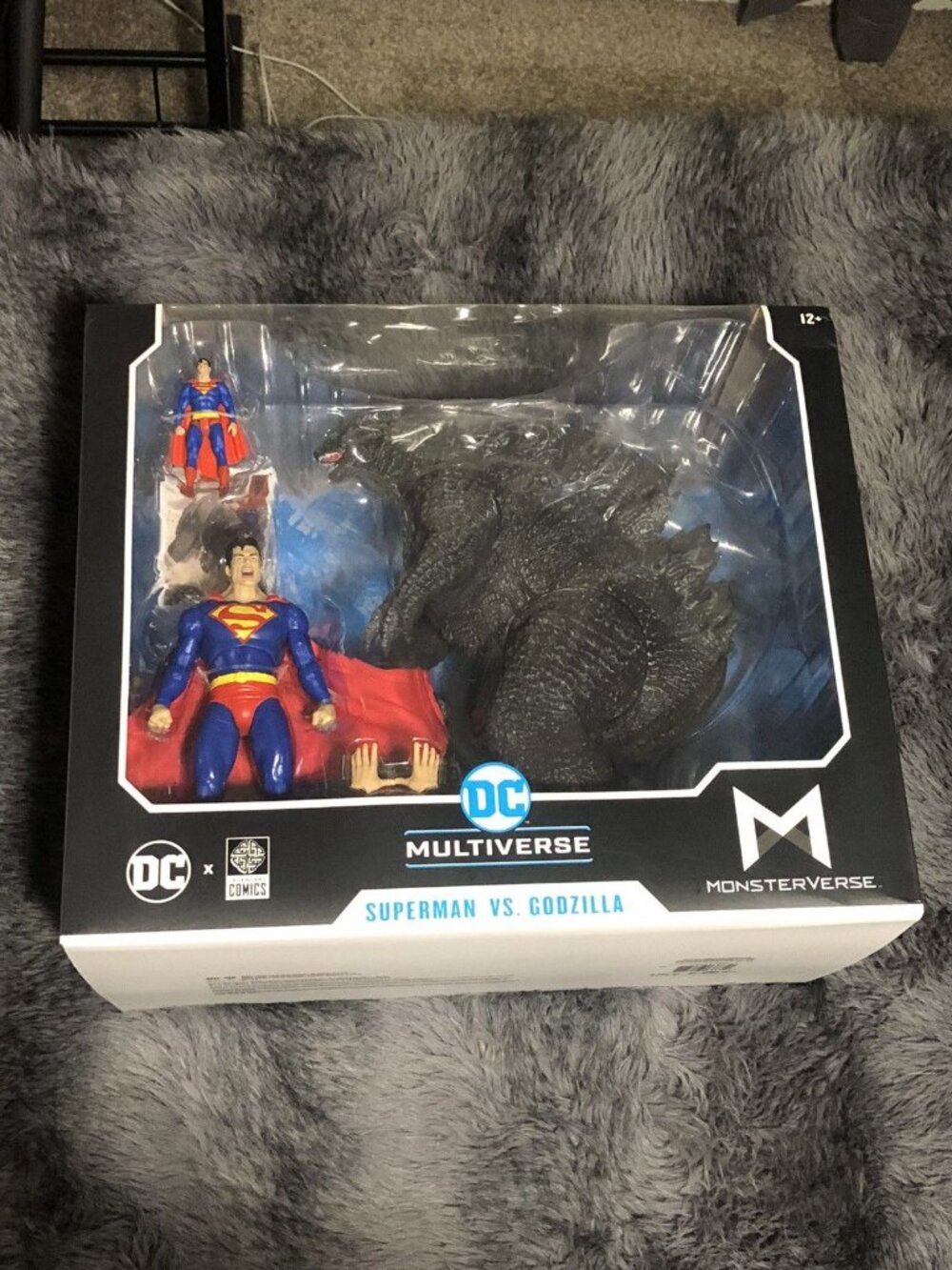 McFarlane DC Multiverse SUPERMAN vs GODZILLA JLA Monsterverse dual New in Box